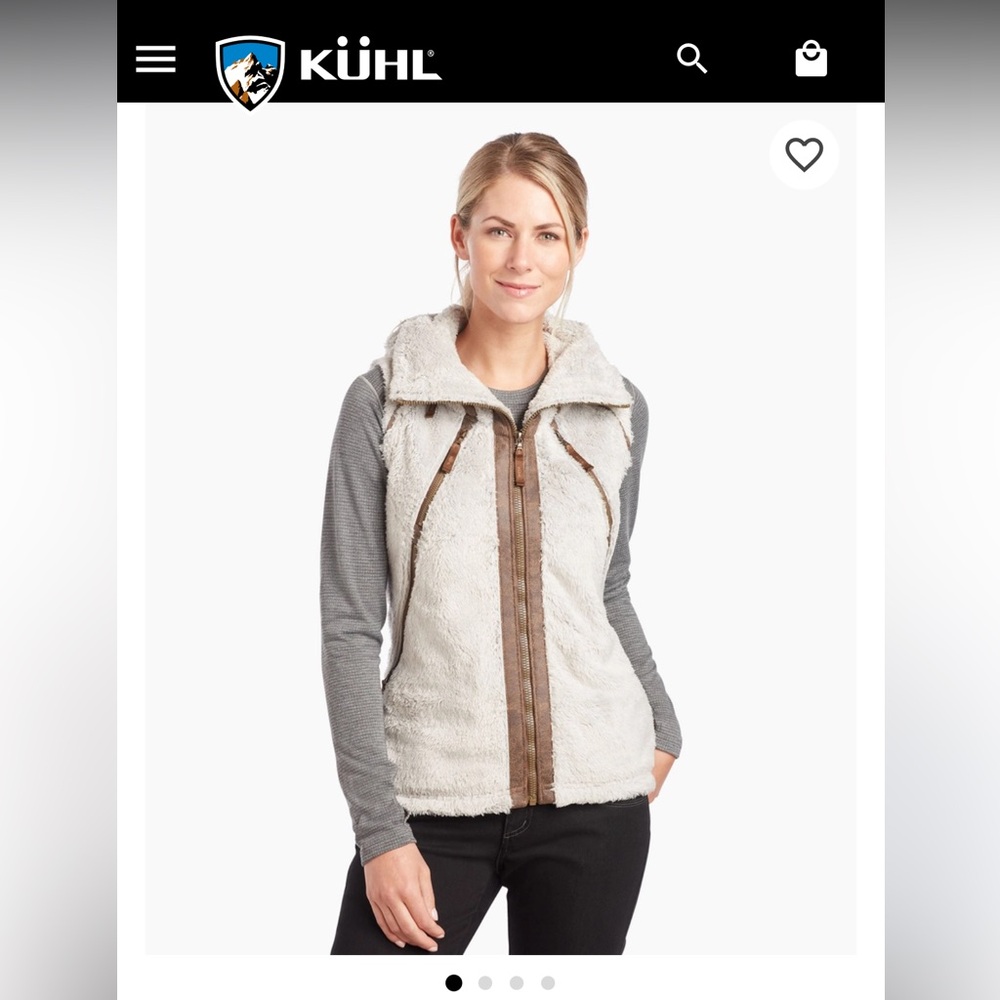 Kuhl flight vest cream Small